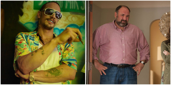 James Franco, James Gandolfini, esnobados no Oscar 2014 James Franco, James Gandolfini, esnobados no Oscar 2014
